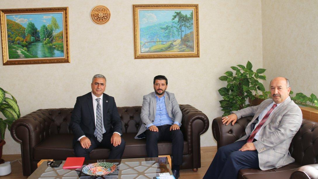 MHP Kütahya İl Başkanı ve Türk Eğitim Sen Kütahya Şube Başkanı Müdürlüğümüzü Ziyaret Etti