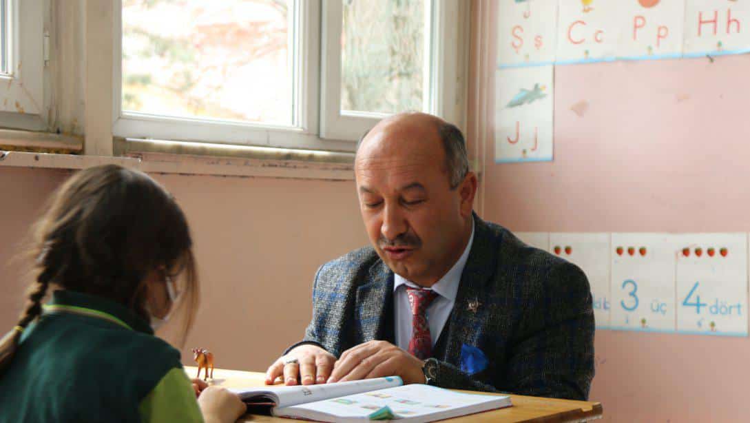 İl Millî Eğitim Müdürümüz Hasan BAŞYİĞİT, Kirazpınar İlkokulunu Ziyaret Etti