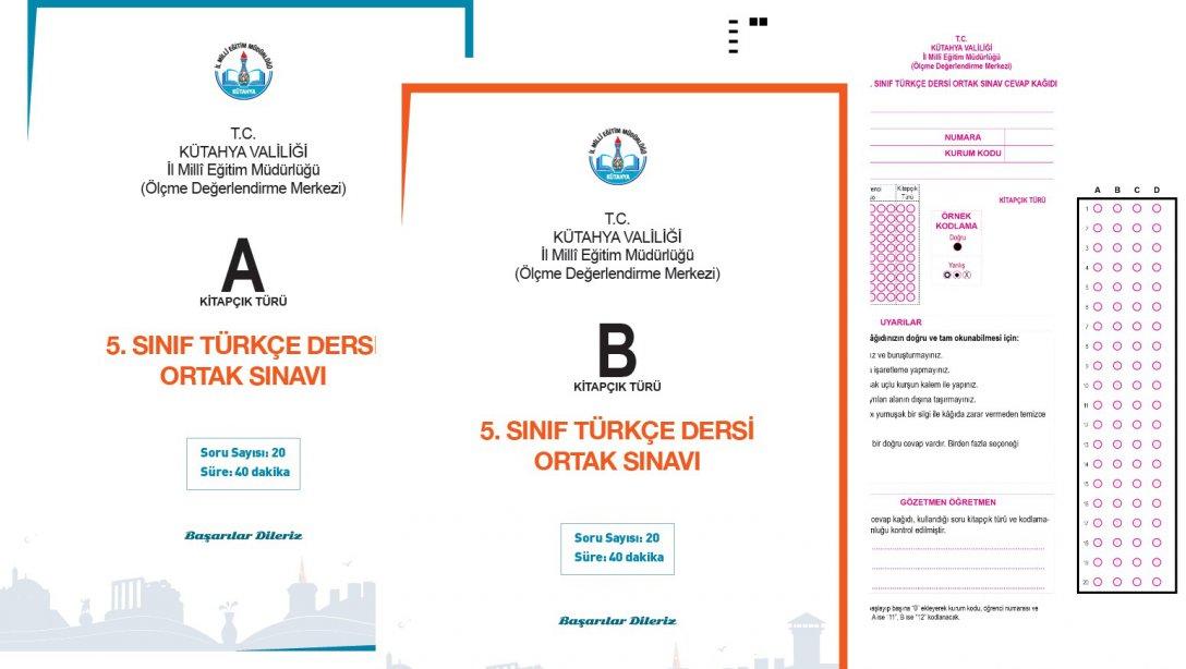 İlimiz Genelinde 5. Sınıf Türkçe Dersi Ortak Yazılı Sınavı Başarıyla Uygulandı