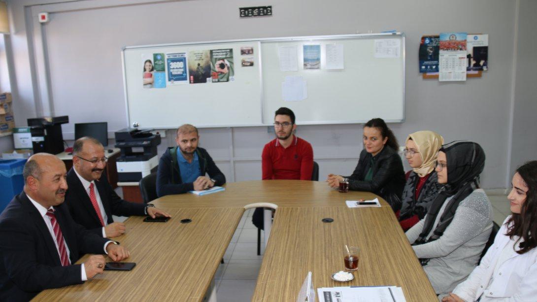 Hasan BAŞYİĞİT, Çavdarhisar Ortaokulu'na Ziyaret Gerçekleştirdi