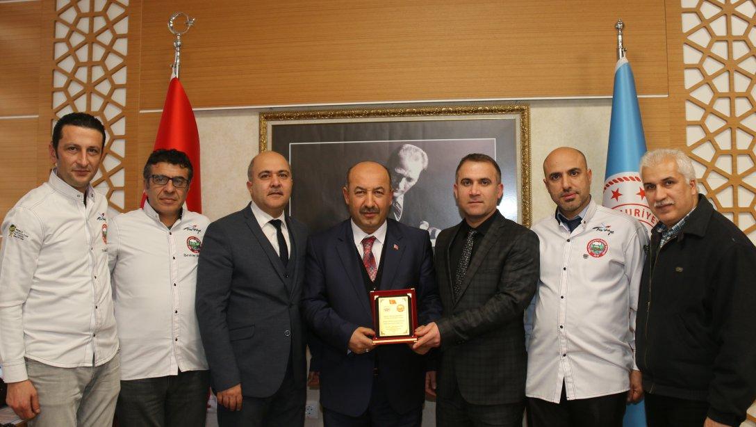 Türkiye Aşçılar ve Şefler Federasyonu ile Ege Profesyonel Aşçılar Derneği'nden Müdürlüğümüze Ziyaret
