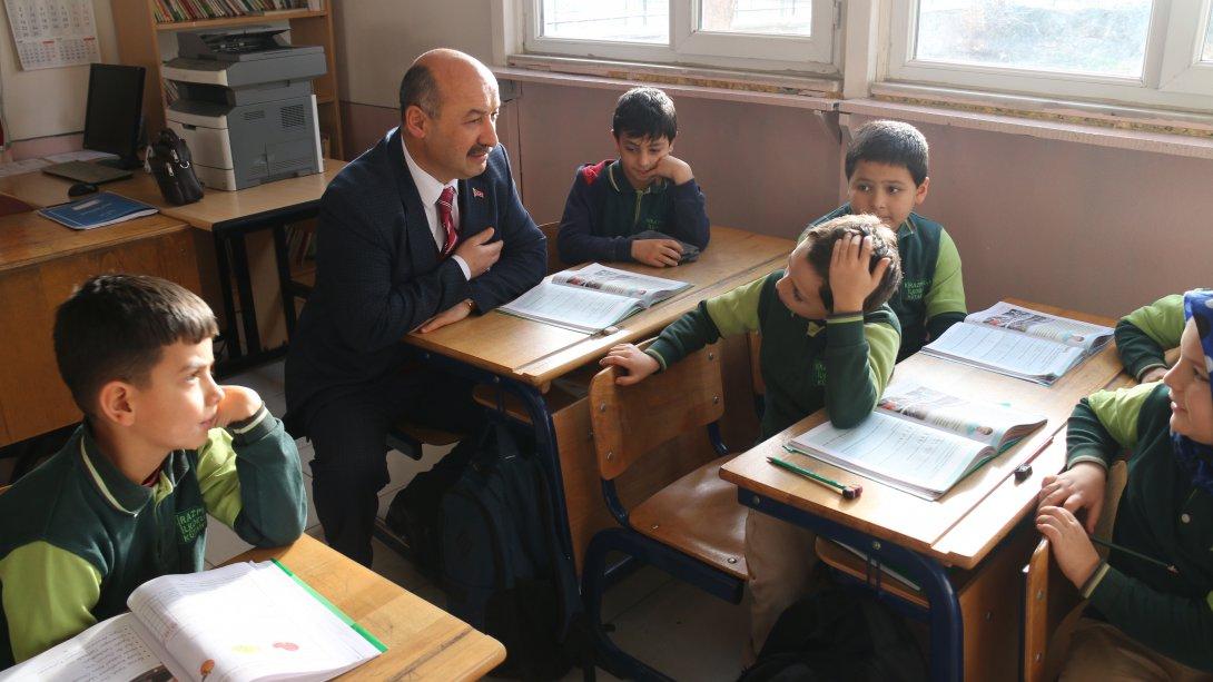 İl Millî Eğitim Müdürümüz Hasan BAŞYİĞİT Kirazpınar İlkokulu'nu Ziyaret Etti