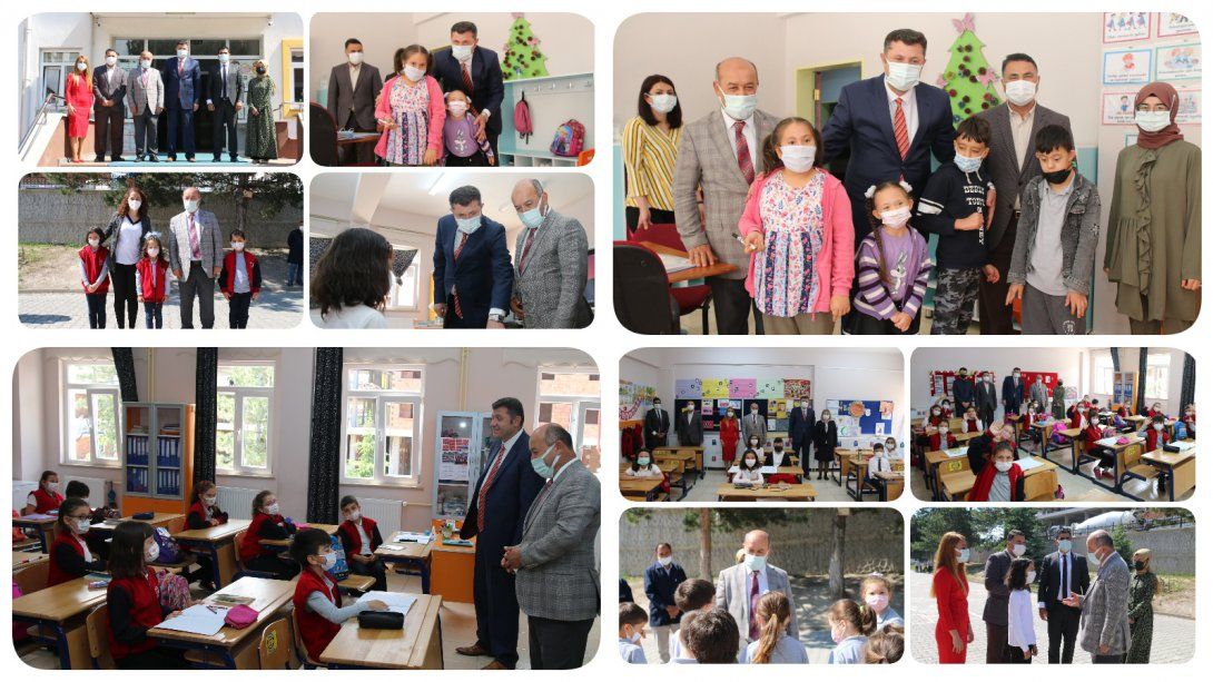 Vali Vekili Sayın Dr. Halil İbrahim ERTEKİN Şehit Çağlayan Irmak İlkokulunu Ziyaret Etti