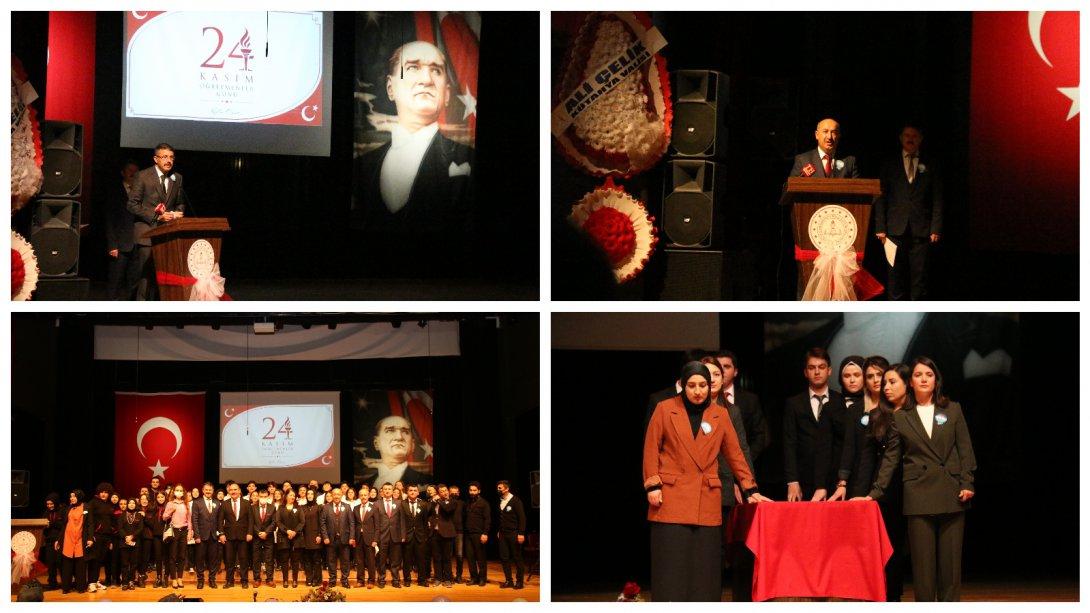 24 Kasım Öğretmenler Günü Programı Hezar Dinari Kültür Merkezinde Yapıldı