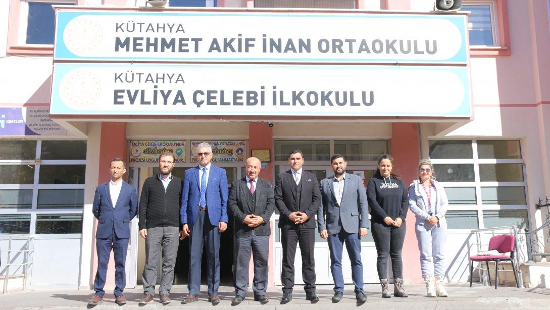 Millî Eğitim Müdürümüz Hasan BAŞYİĞİT ve Şube  Müdürü Mustafa TOPUZ'dan Okullarımıza Ziyaret
