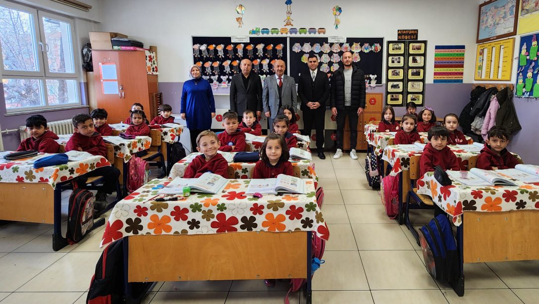 Millî Eğitim Müdürümüz Hasan BAŞYİĞİT Mehmet Çini İlkokulunu Ziyaret Etti
