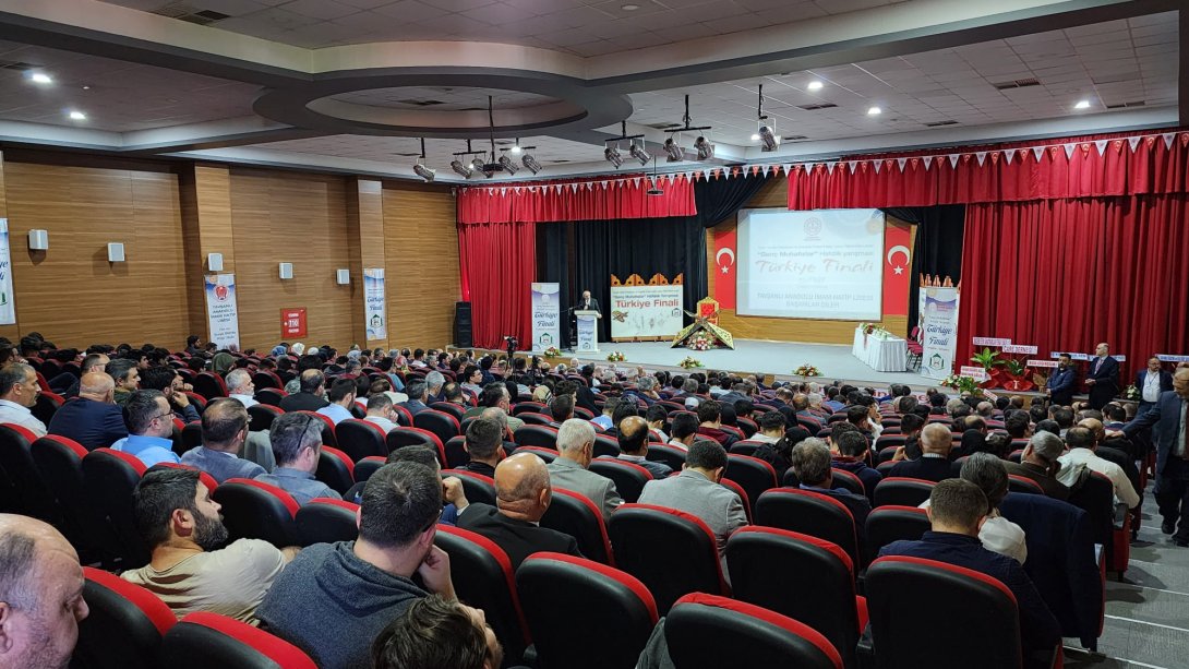 Bakan Yardımcımız Sayın Osman SEZGİN'in Katılımıyla Genç Muhafızlar Hafızlık Yarışması Türkiye Finali İlimizde Gerçekleştirildi