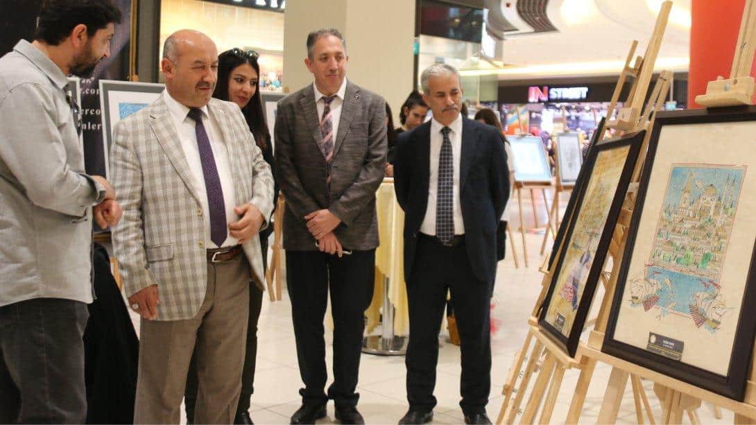 Ahmet Yakupoğlu Güzel Sanatlar Lisesinin 33. Yıl Sonu Resim Sergisinin Açılışı Yapıldı