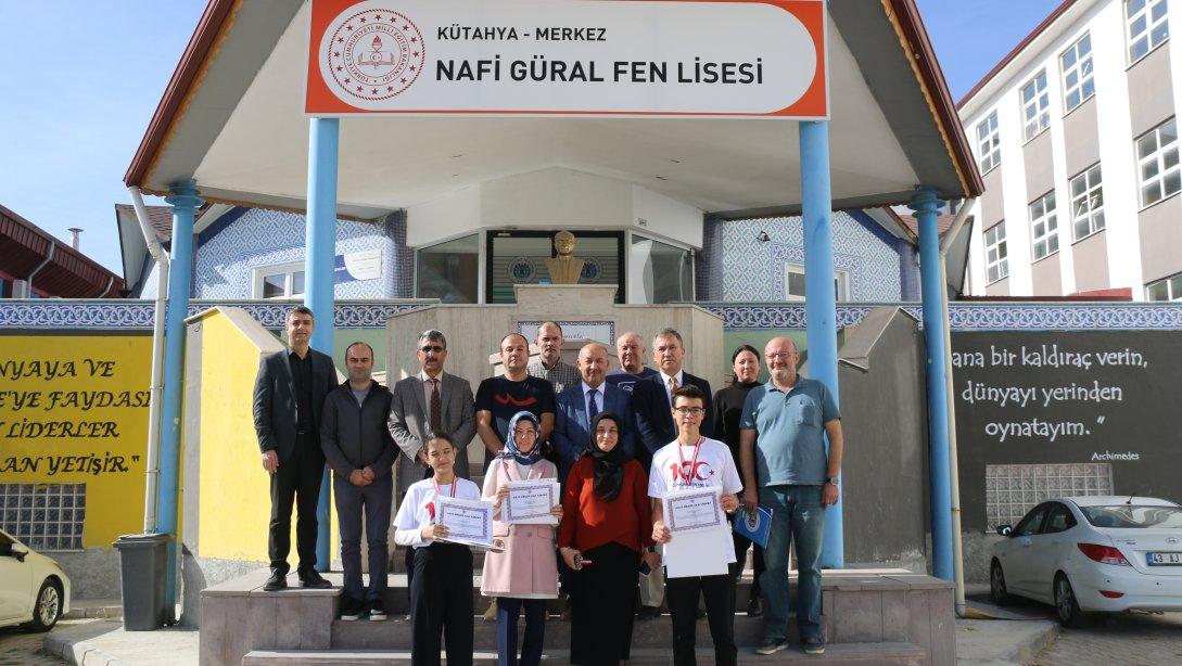 Cumhuriyetin 100. Yılı Kapsamında Nafi Güral Fen Lisesi Tarafından Düzenlenen Kompozisyon Yarışmasının Ödül Töreni Gerçekleştirildi