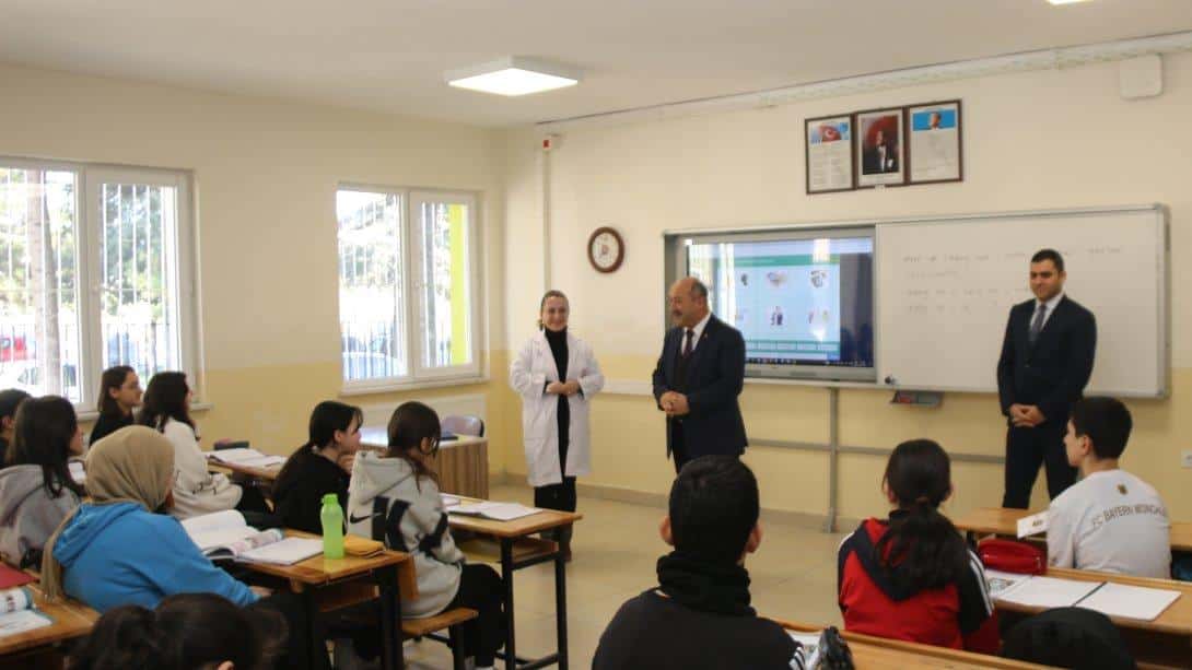 İl Millî Eğitim Müdürümüz Hasan BAŞYİĞİT Hüsnü Kişioğlu Ortaokulunu Ziyaret Etti