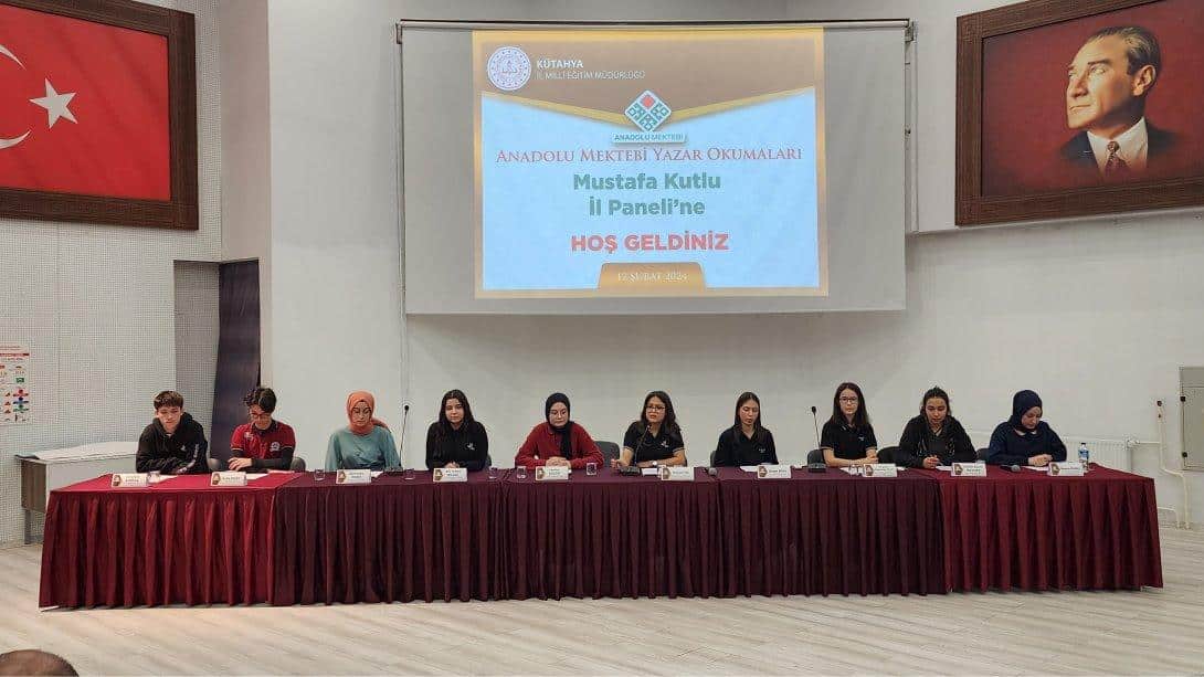 Anadolu Mektebi Yazar Okumaları Mustafa Kutlu İl Paneli Yapıldı