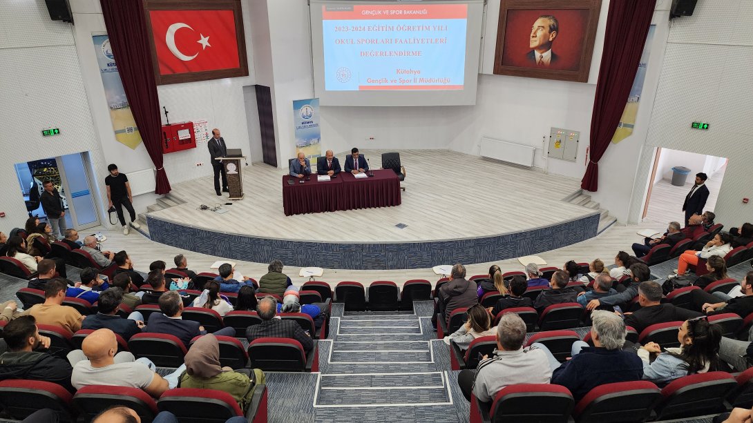 Okul Sporları Faaliyetleri Değerlendirme Toplantısı Gerçekleştirildi