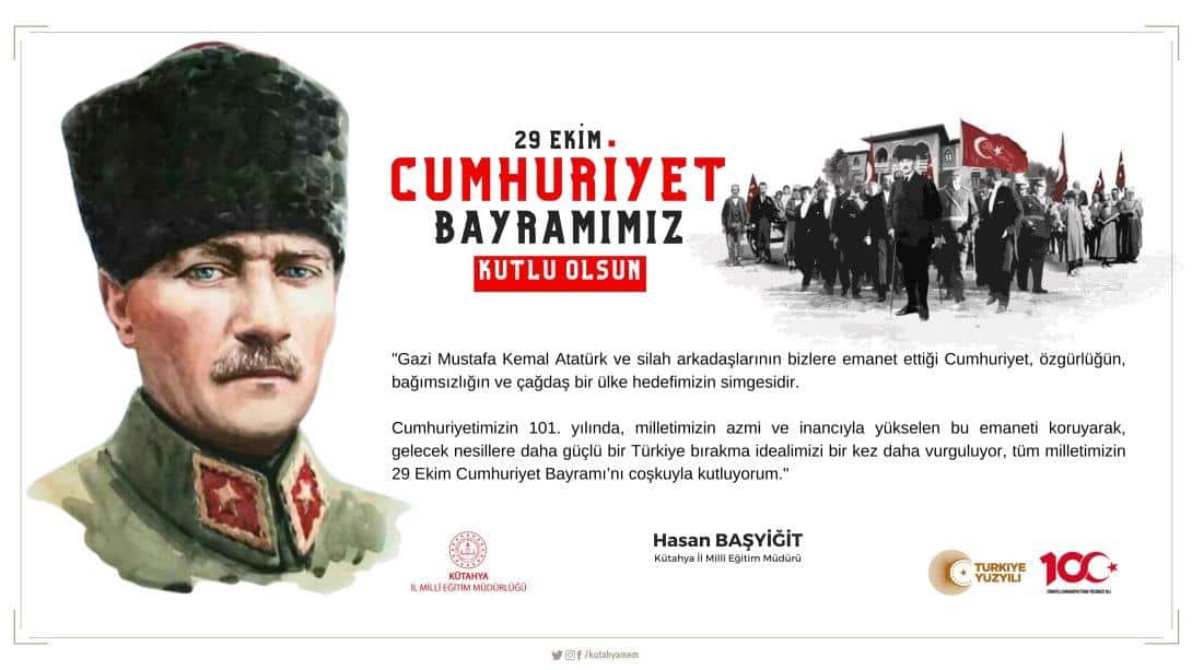 İl Millî Eğitim Müdürümüz Hasan BAŞYİĞİT'in, 