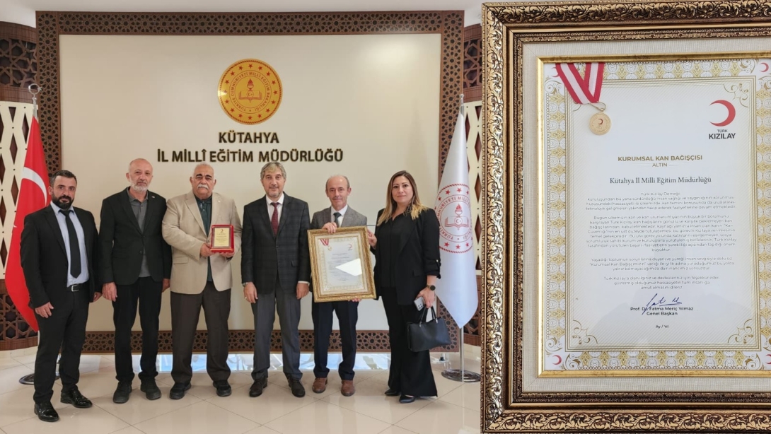 Türk Kızılay'dan Müdürlüğümüze 